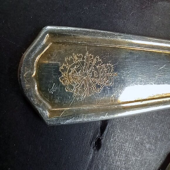 Canadian Armed Forces Vintage Flatware Lot Silver Plated Oneida 2 Forks 2 Knives - Picture 3 of 9